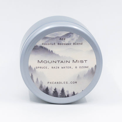 Mountain Mist - 4oz Candle Tin