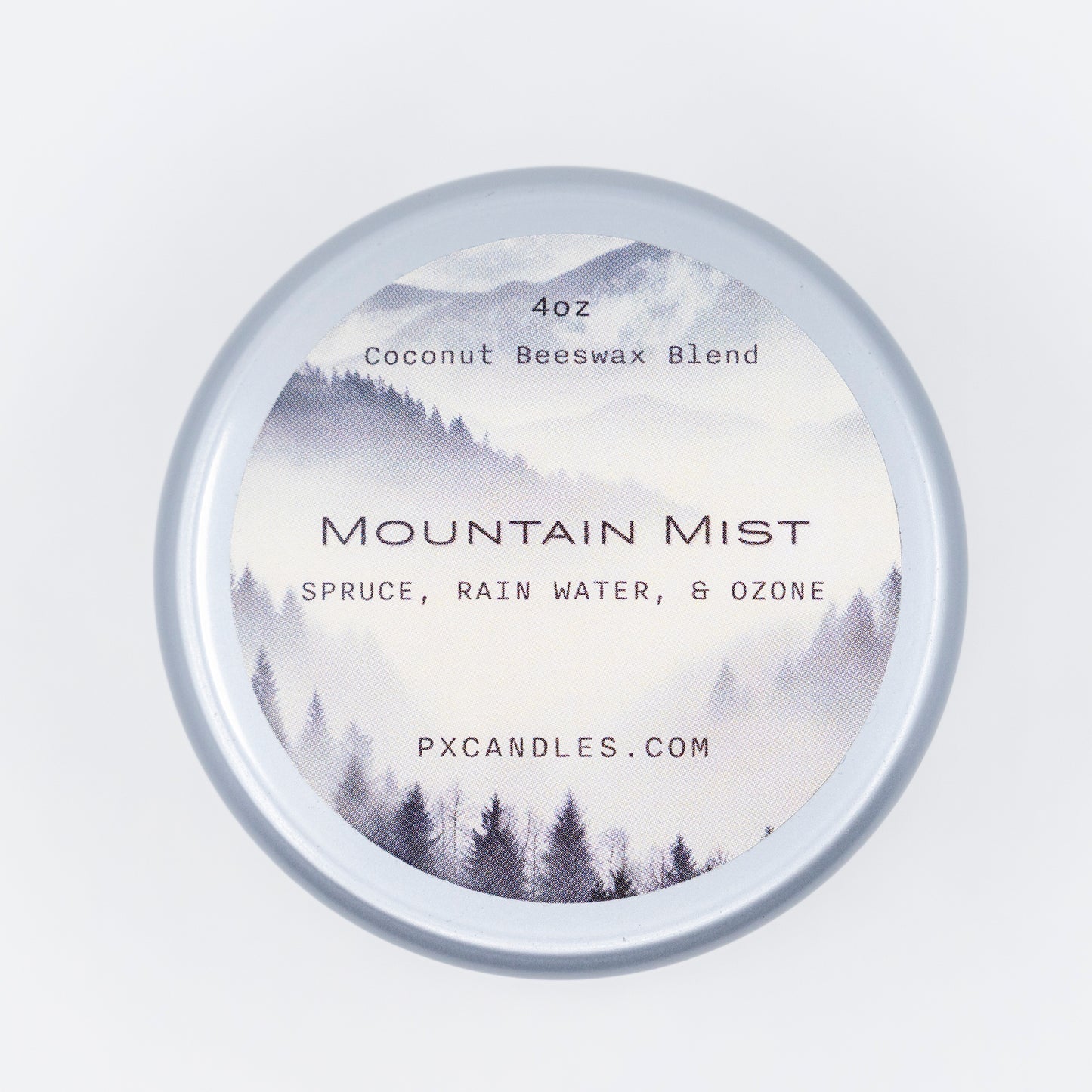 Mountain Mist - 4oz Candle Tin
